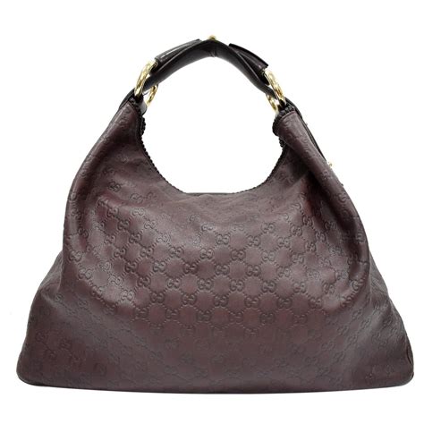 gucci large leather horsebit hobo|Gucci Horsebit large hobo bag.